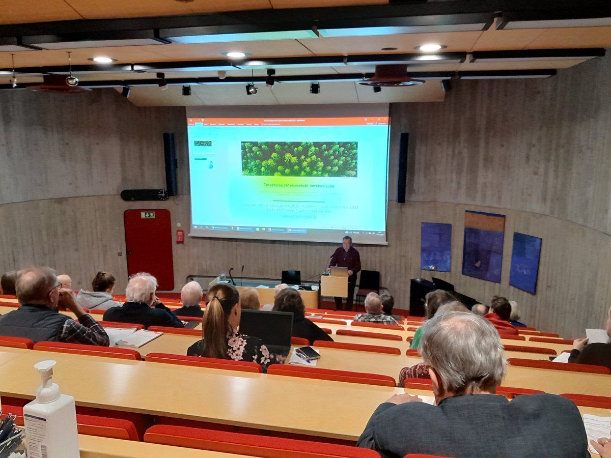 Tästä se lähtee: Sujuvaan Metsänomistuksen 2025-hankkeen tilaisuus Metsänomistuksen uudet verkkopalvelut Turussa tänään. Aiheena mm. #yhteismetsa, #omistajanvaihdos ja uusi #luovutusvoittoverolaskuri
 <a href="/metsakeskus/">Suomen metsäkeskus</a> 
<a href="/TAPIOForestry/">TAPIO</a> 
<a href="/Maanmittaus/">Maanmittauslaitos</a>