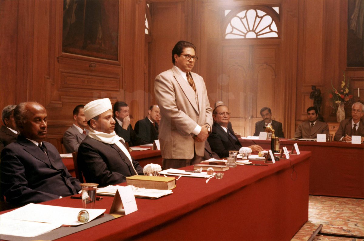 NFAIOfficial's tweet photo. The actor Mammootty plays the role of the jurist, economist, leader and social reformer Dr B.R. Ambedkar in the biographical film Dr Babasaheb Ambedkar, directed by Jabbar Patel and presented by NFDC. 

#BabasahebAmbedkar #Mammootty #ConstitutionofIndia https://t.co/UhxEZ7JNLz
