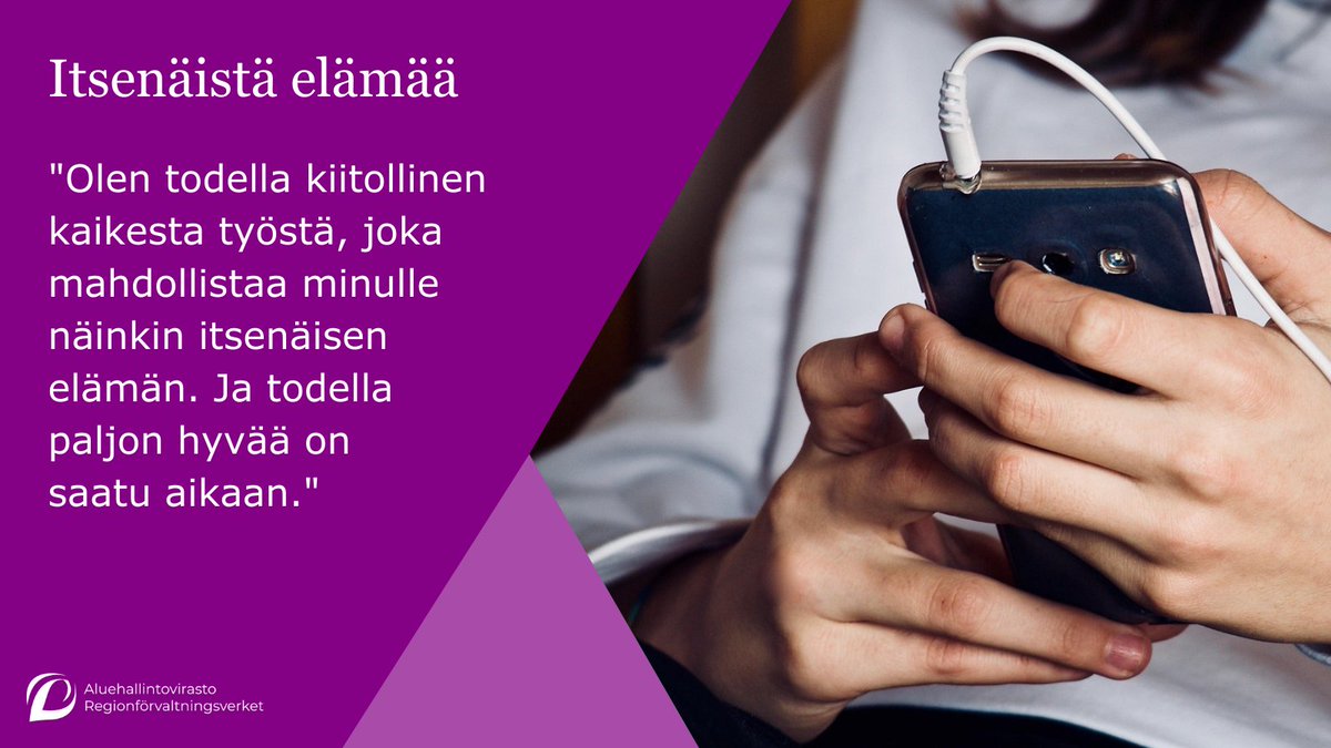 Saavutettavat digipalvelut luovat mahdollisuuksia itsenäiseen ja yhdenvertaiseen elämään. Tämä käy ilmi myös erilaisia digipalveluita käyttävän Raisan kiitollisesta kommentista saavutettavuustyötä kohtaan.

Lue lisää käyttäjäkokemuksia blogista. 📑saavutettavuusvaatimukset.fi/saavutettavuus…