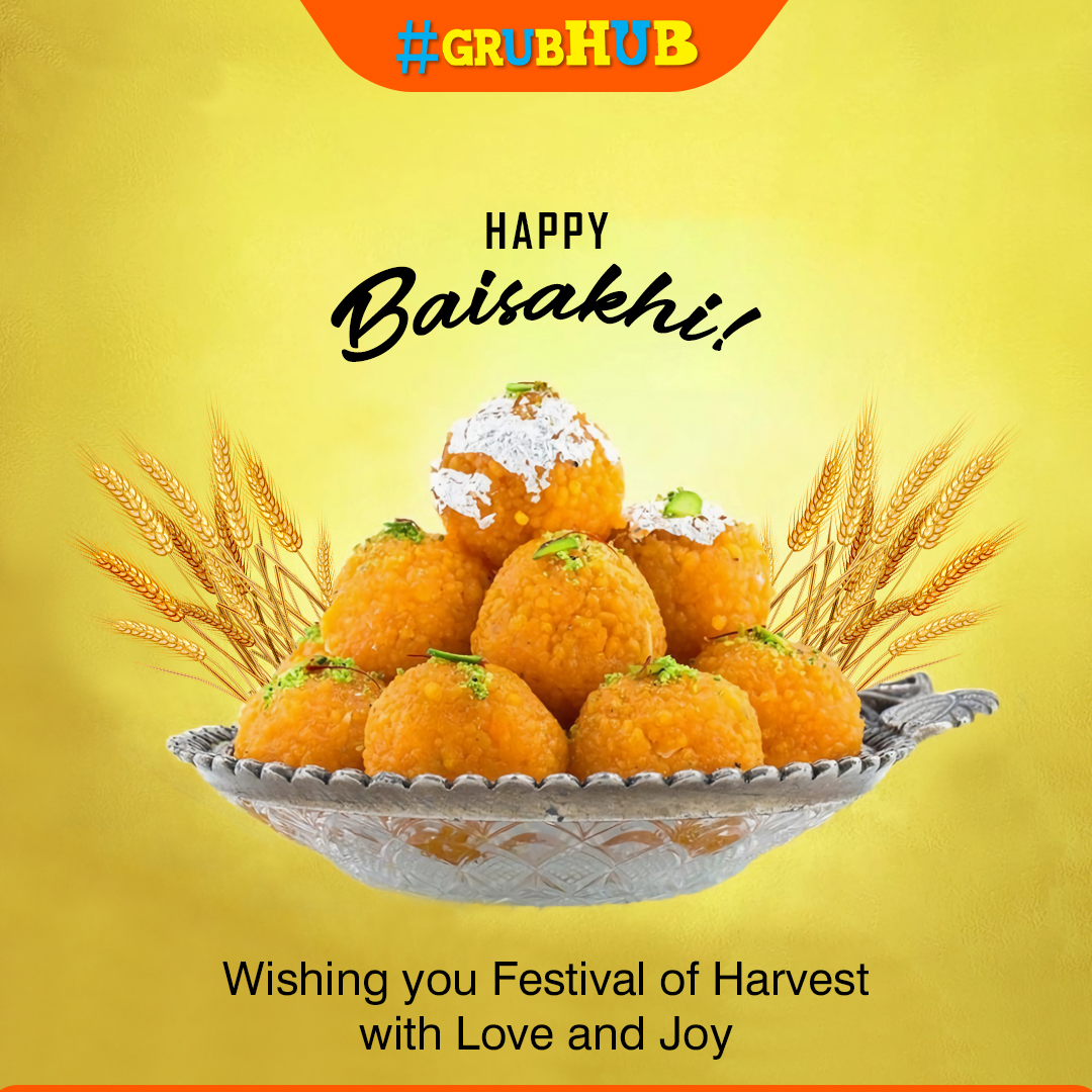 grubhub_in's tweet photo. Heartiest wishes to you and your family on the glorious occasion of Baisakhi .
Enjoy the day with love and joy at Grubhub β The Hub of Good Times!
#grubhub #baisakhi #happybaisakhi #culture #festival #goodlife #enjoy #foodcourt #instafood #friends #family #friendshub https://t.co/VfridXNzcI