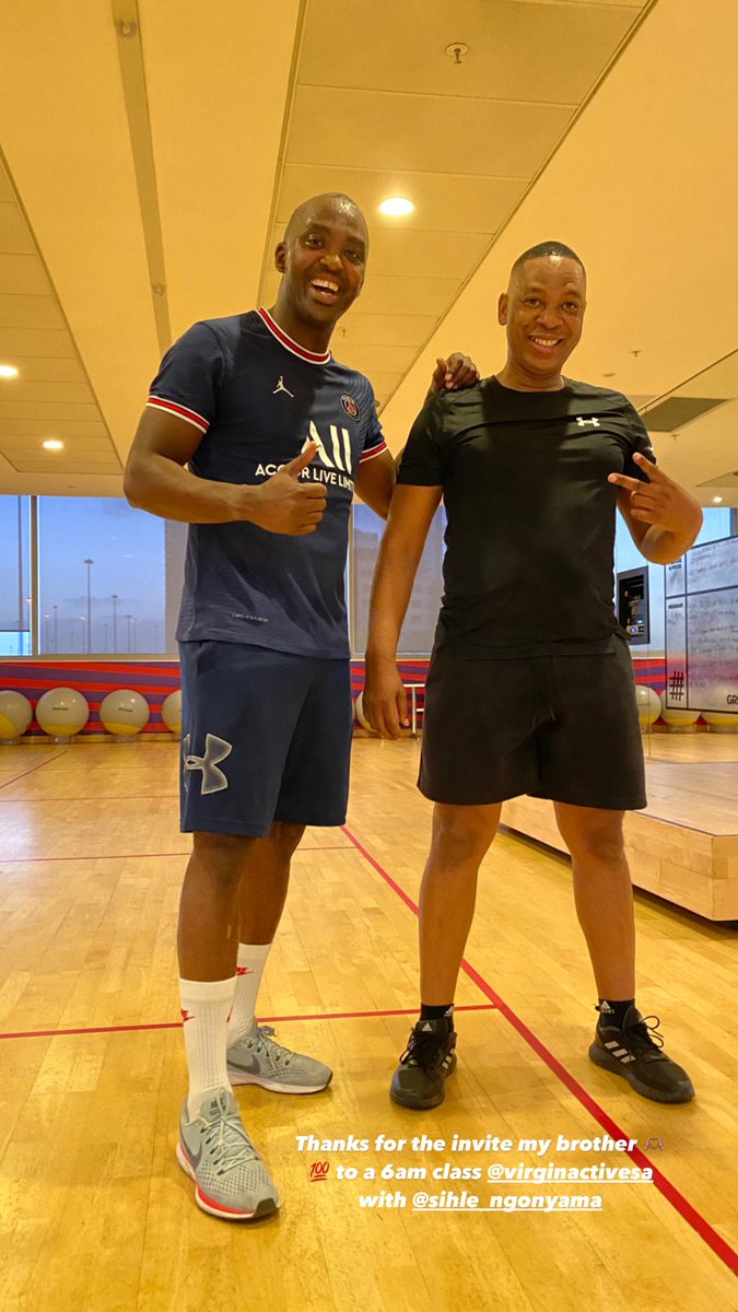 Ptouch7's tweet photo. 6am gang @virginactiveSA. Great session it was my brother and thanks to Sihle our trainer. 
#PositiveTouch
#Virginactive
#FitnessFriday https://t.co/4EZ43uULS7