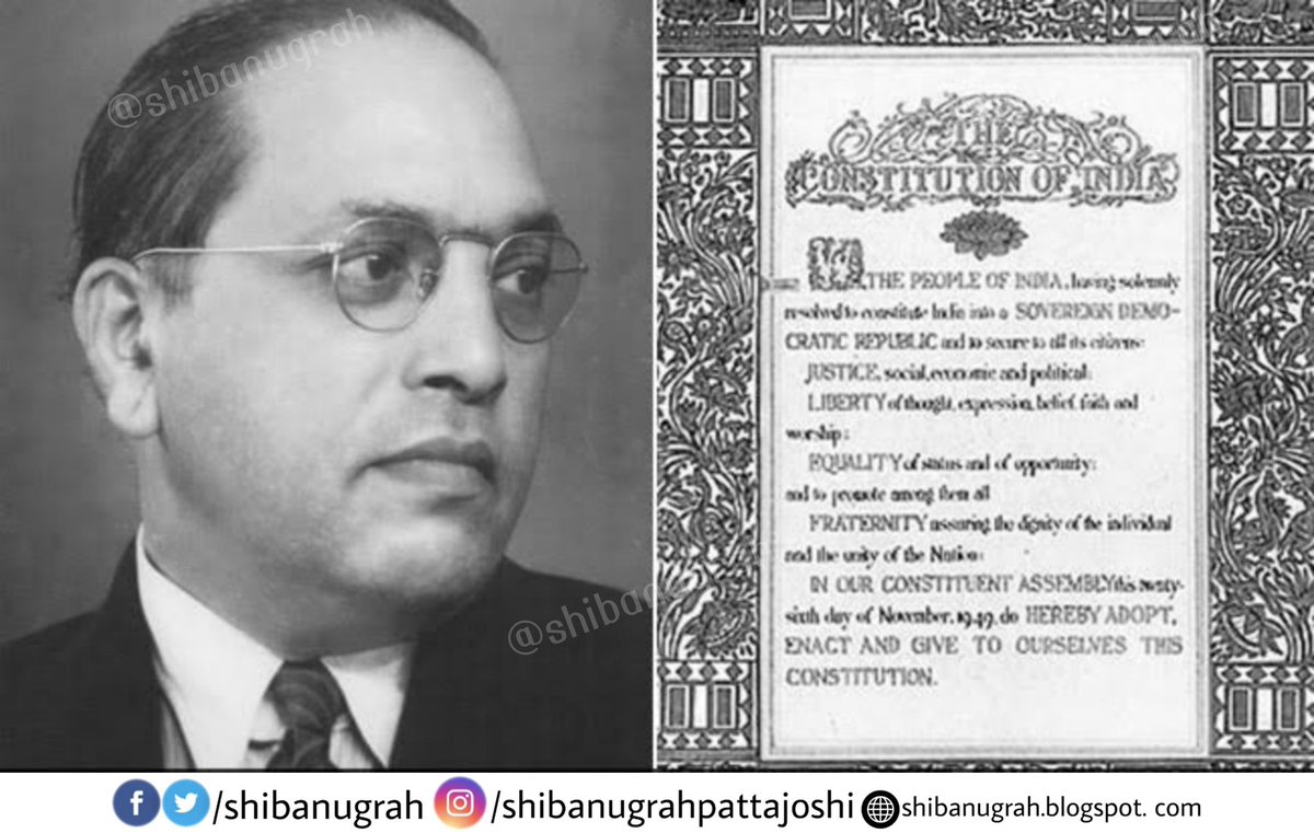 shibanugrah's tweet photo. "Freedom of mind is the real freedom. A person whose mind is not free though he may not be in chains is a slave, not a free man."

Remembering the man behind our Constitution &amp; Philosopher Dr. BR Ambedkar on his birthday anniversary.

#brambedkarjayanti https://t.co/qLphokEoxQ