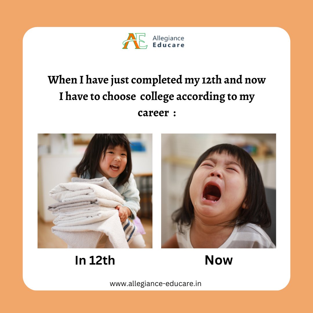 Now Career Counselling with assistance in College selections✅
Don’t miss your chance✍🏼

Enrol Now👇🏻
📞+91 8454828821
👨🏻‍💻allegiance-educare.in/plans

#careercounselling #bestcareercounsellingnearme #careeradvice #careerpath #allegianceeducare #careerplans