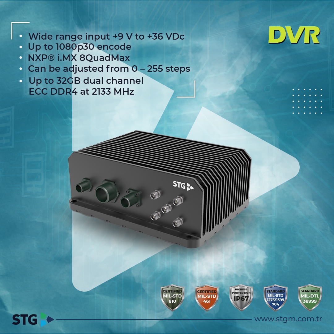 stgmuhendislik's tweet image. DVR has the capability of recording digital / analog control data, video and audio signals at various platforms. Video interfaces can be PAL, NTSC, RS170, RS343, DVI, SDI. #stgmuhendislik #stgengineering #dvr #videorecorder #digital #analog #video #audio