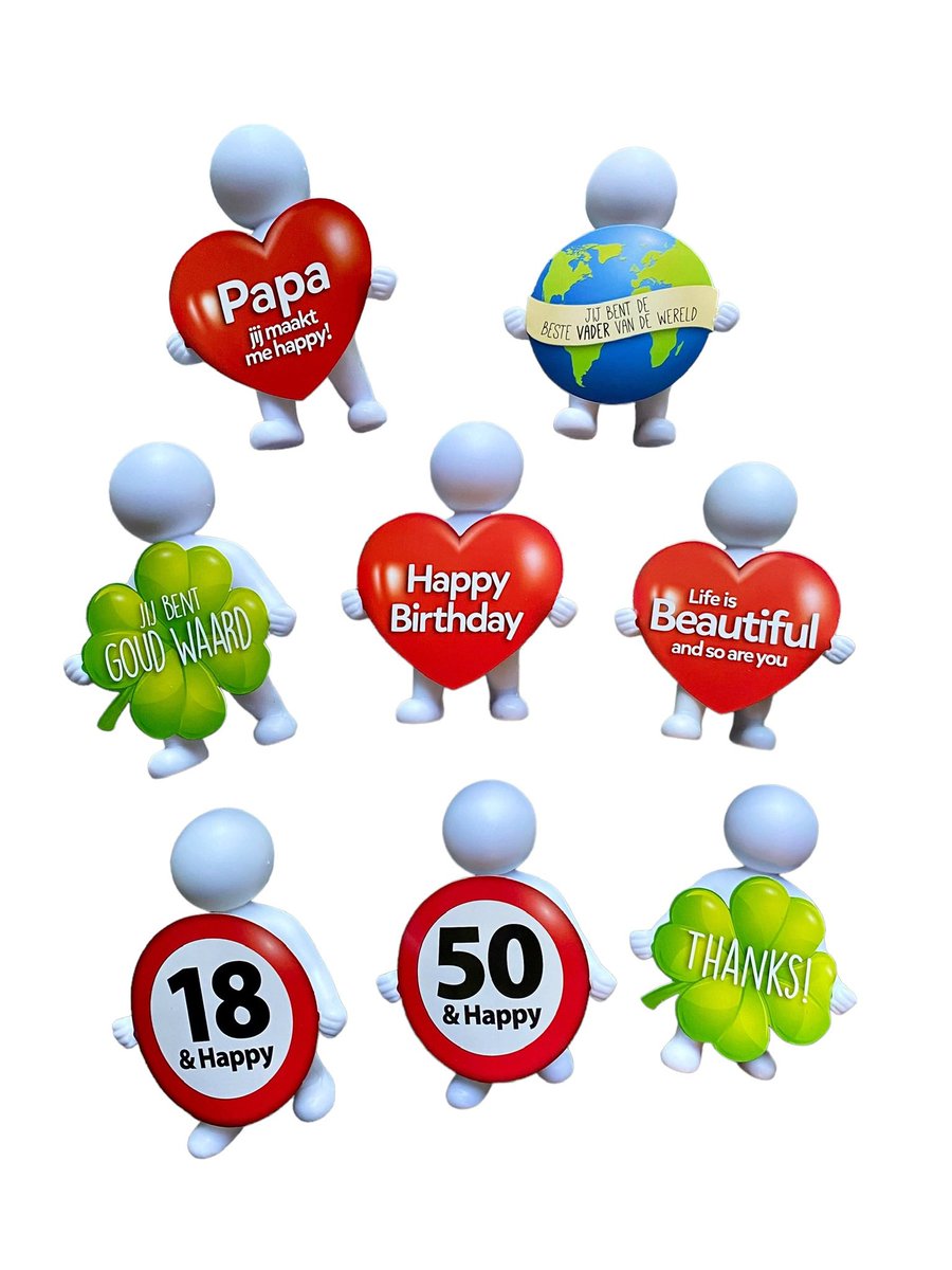 I’m happy #gift poppetjes met diverse teksten #geluktekoop 

geluktekoop.nl/decoratie/i-m-…
