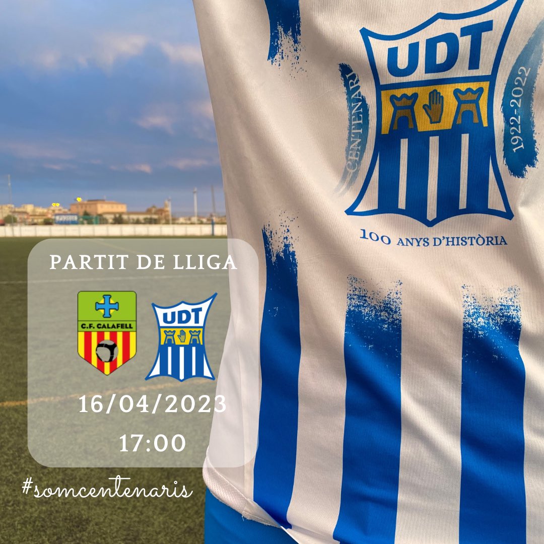 Continuem!! 💪🏻
Partit d'alta exigència, no ens podem relaxar, per poder seguir allà dalt, haurem d'agafar una bona ratxa, i Calafell pot començar.
Ens acompanyeu?😜
Som-hi Torre!🔵⚪️
#torredembarra #SomCentenaris