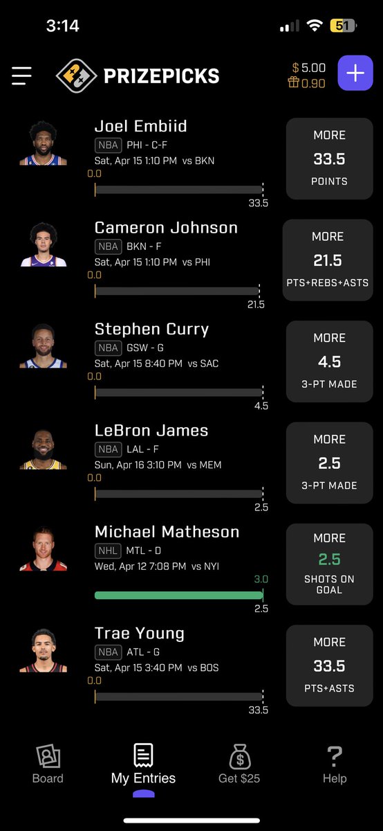 DariusSunnyd90's tweet photo. These are my picks for today for Feel Good Friday 🤑🤑🤑🤑🤑 #PrizePicks #GamblingTwiiter #moneymoves #freepicks #abag #moneytwitter #letsgoo #PLAYOFFMODE #Acheck #WeLit https://t.co/bv8OMgBex5