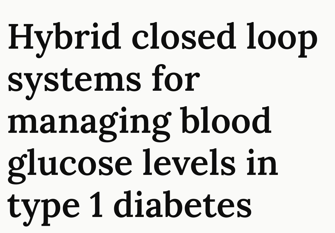 So…people with #T1Diabetes 

As we move closer to #ClosedLoops? 

Let’s start some discussions!

Whatever the final criteria? 
Somebody will come ahead of somebody else-due to capacity 

Who do YOU think should be the absolute first group?

Comments appreciated - please RT too!