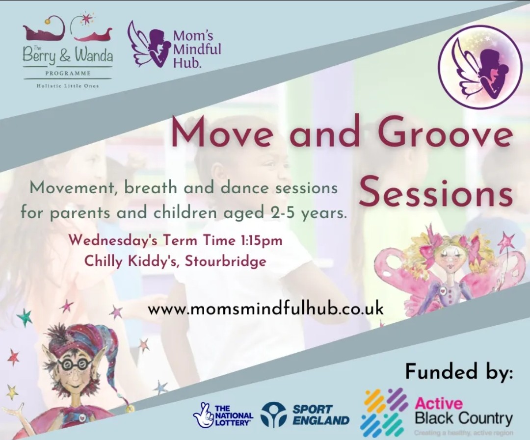 We have 8 weeks remaining for our Move and Groove Sessions these sessions are FREE to attend which includes toast and biscuits &amp; juice for children also a drink for parents. 
Booking is essential, DM for the Eventbrite link.