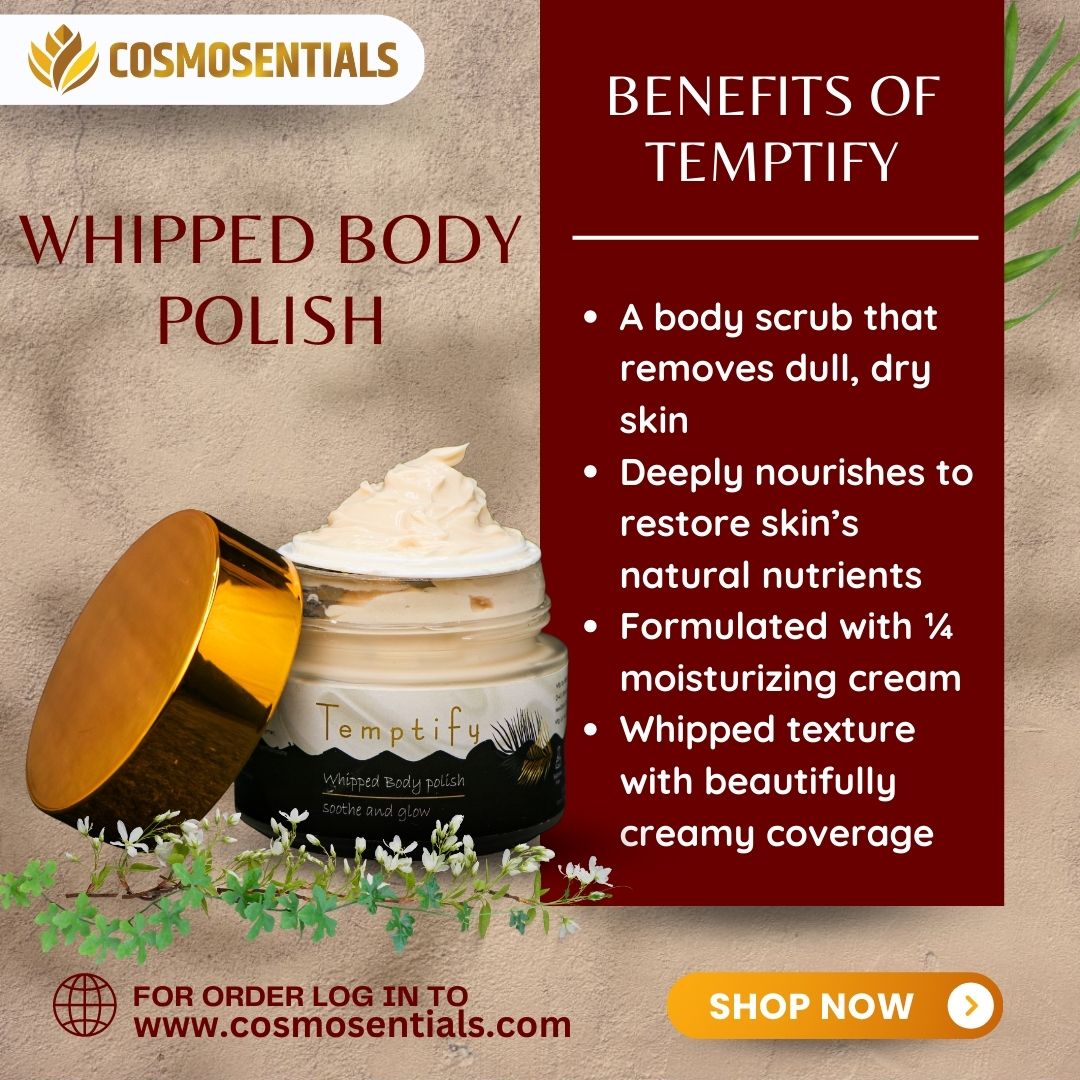 BENEFITS OF TEMPTIFY
.
.
.
BUY NOW:
cosmosentials.com/product/tempti…
Contact us:
cosmosentials.com
Wide Range of Bodycare Products!
For Enquiry call:- +91-6202910887
.
.
.
.
.
#cosmosentials #bodycare #bodycareproducts #bodycare #bodycaresolutions #bodycareessentials #bodycaretips