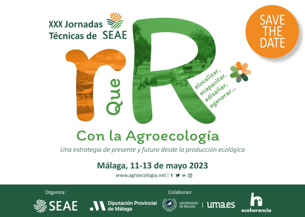 ®️Del 11 al 13 de mayo, la UMA acoge las XXX Jornadas Técnicas de @SEAE_Agroecolog  dedicadas a analizar estrategias de presente y futuro de la #producciónecológica.

➕Más información e inscripciones: acortar.link/577mTr

#sembrandoresiliencia