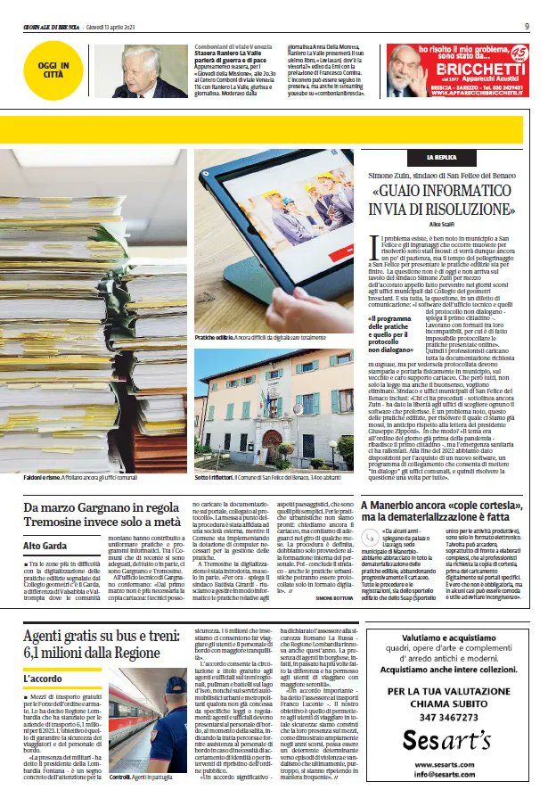 I professionisti bresciani chiedono procedure e portali comunali uniformati. Ecco le interviste ai Presidenti degli Ordini.
GdB 13/04/2023