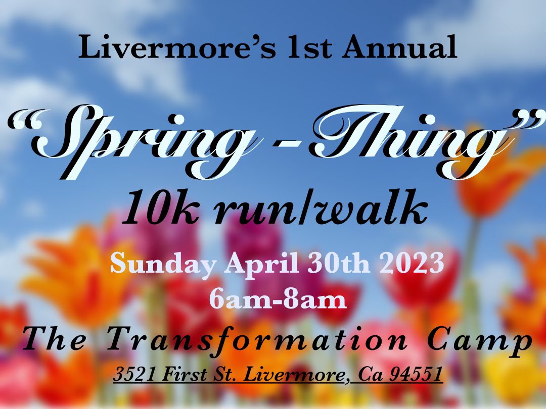 I organized a 10K here in my city livermore ca.  Let me know if you want to join us… I would love to have you!
