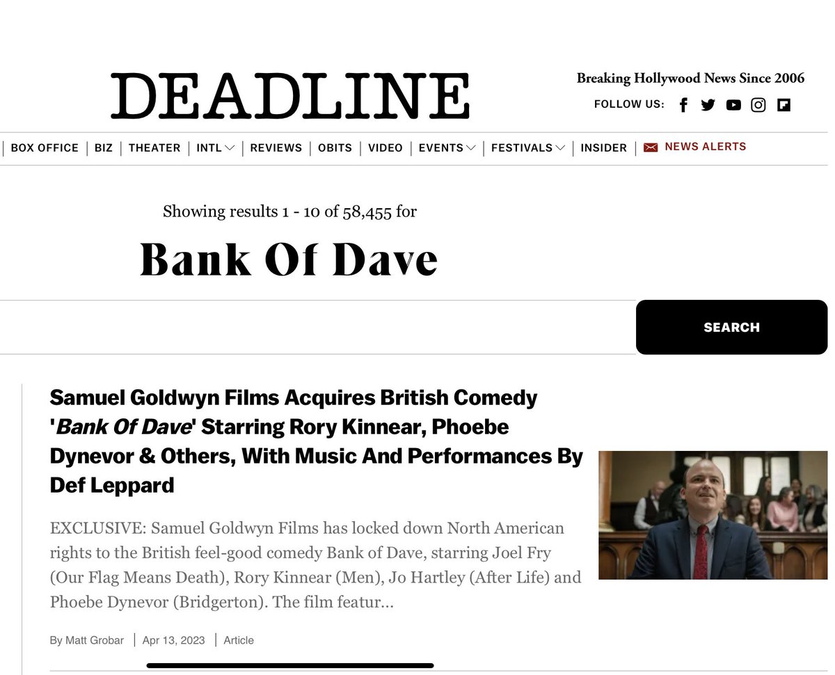 Bank on Dave tweet media