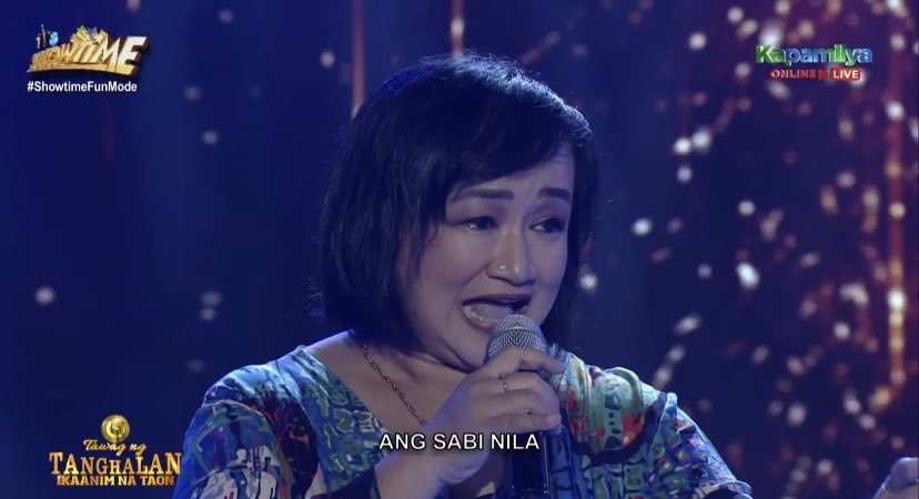 ViceGandaorg's tweet photo. itsShowtimeNa: 🎙️BATTLE OF VERSIONS! Ang ‘Golden Girl Rakista’ ng Olongapo City - ROSARIO PASCASIO! #ShowtimeFunMode
WATCH & SUBSCRIBE NA DITO:
https://t.co/1gl7ez5F6U https://t.co/TkulQstDz8