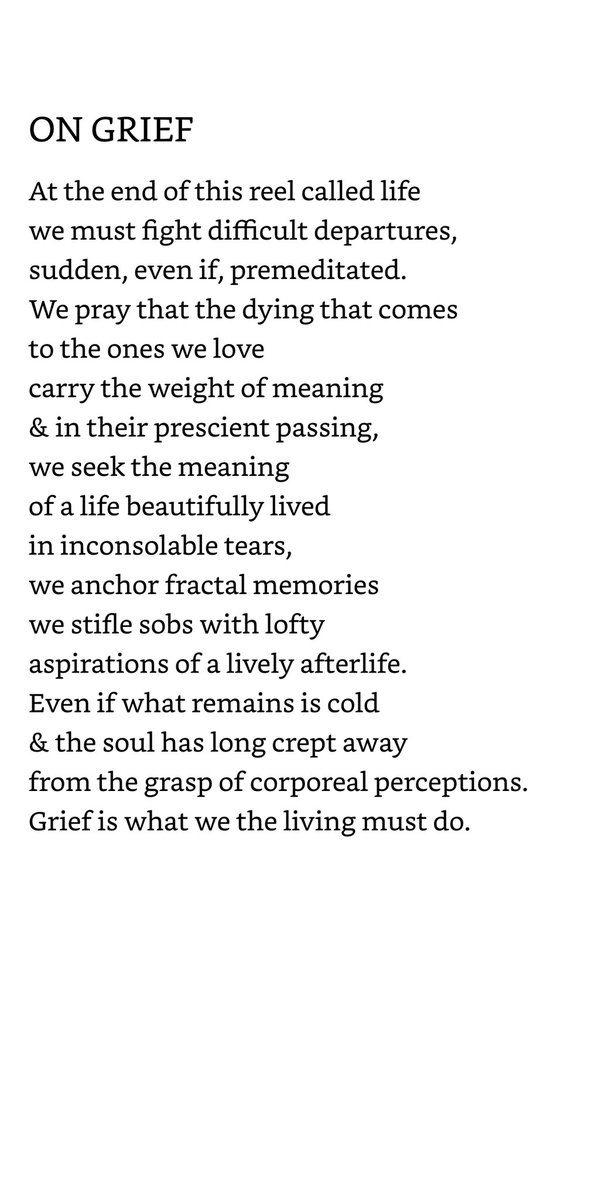 Dami Ajayi (@jollypaps1) on Twitter photo Grief is what the living must do Grief is what the living must do
