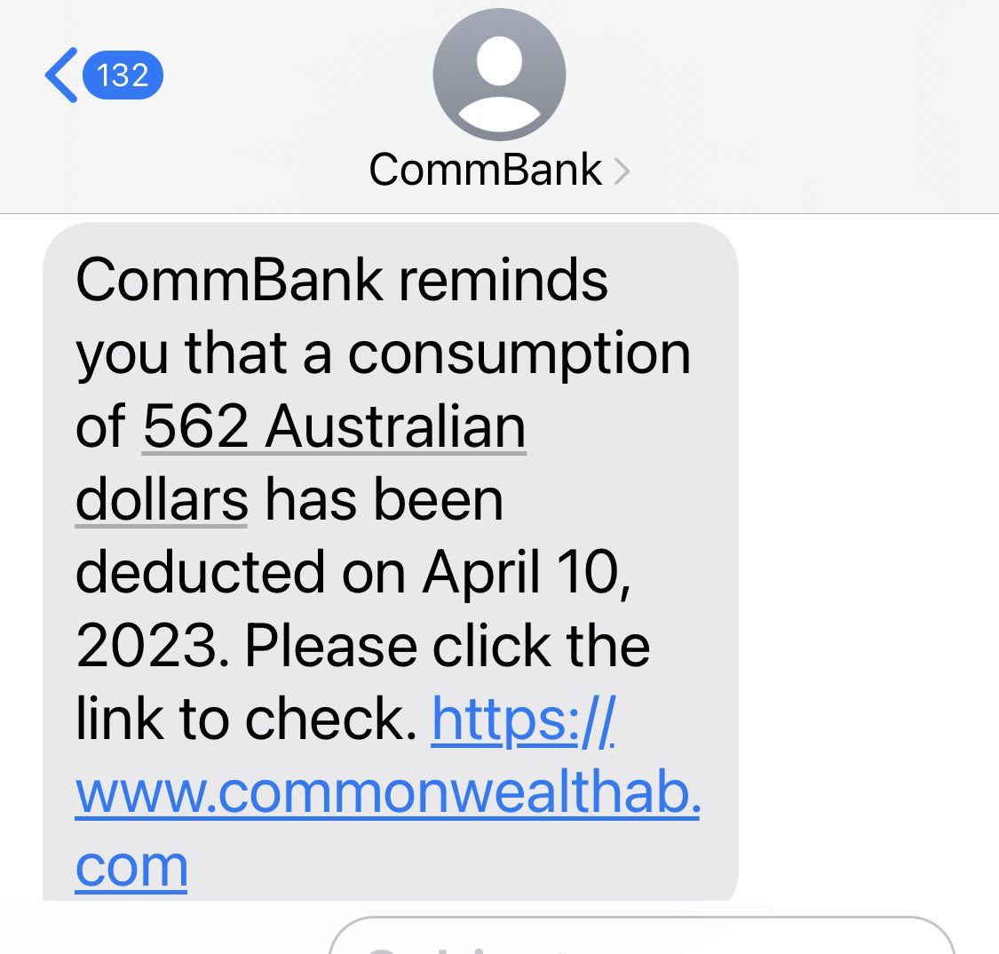 Think the scammers need work on their language skills today… I’ll be off to consume some AUD <a href="/CommBank/">CommBank</a> #fraud #dontclick