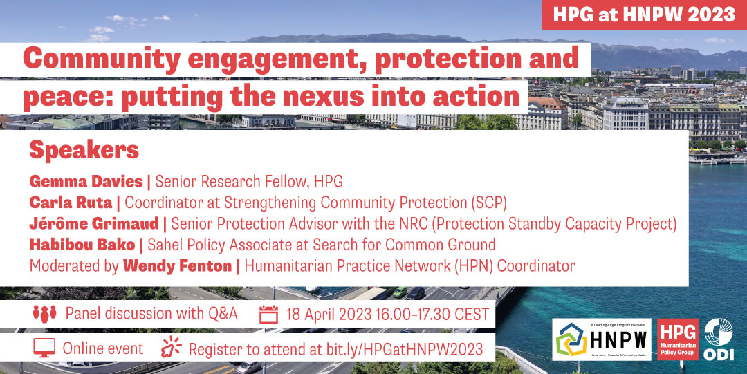 Search for Common Ground - Europe (@sfcg_eu) on Twitter photo How can humanitarian & protection actors address threats to civilians in conflict?
<a href="/habibou_bako/">Habibou Bako</a> will discuss how to shift current approaches & enable support for civilian engagement strategies #HumanitarianWeek
🗓️18 Apr 16-17:30 CEST
Sign up: bit.ly/HPGatHNPW2023 How can humanitarian & protection actors address threats to civilians in conflict?
<a href="/habibou_bako/">Habibou Bako</a> will discuss how to shift current approaches & enable support for civilian engagement strategies #HumanitarianWeek
🗓️18 Apr 16-17:30 CEST
Sign up: bit.ly/HPGatHNPW2023