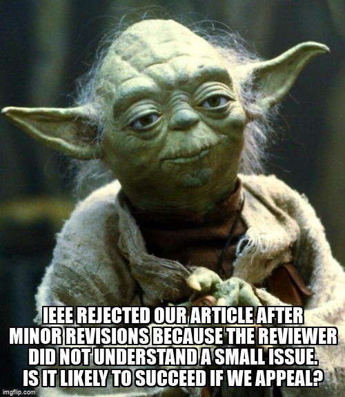 stackamemia's tweet photo. IEEE rejected our article after minor revisions because the reviewer did not understand a small issue. Is it likely to succeed if we appeal? https://t.co/mHlGlvq7iz #publications #journals https://t.co/uscAMUiZId