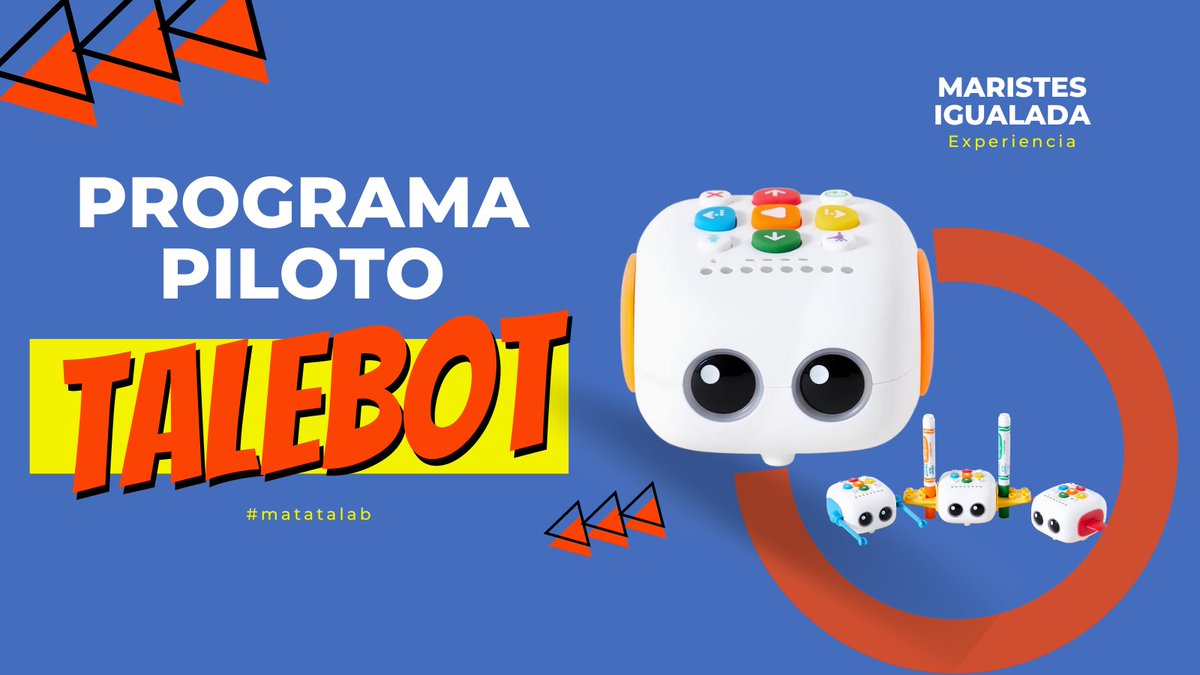 MakerSt_ALLKNOW's tweet image. 📆Hoy a las 11:30h  

Estaremos en directo en Youtube con Maristes Igualada para conocer de primera mano su experiencia con el Programa Piloto de @Matatalab 

Para unirte a nosotras haz clic en el enlace 👇🏽
youtube.com/live/i7ur5BuUW…

Te esperamos🥳

 #matatalabPilotProgram