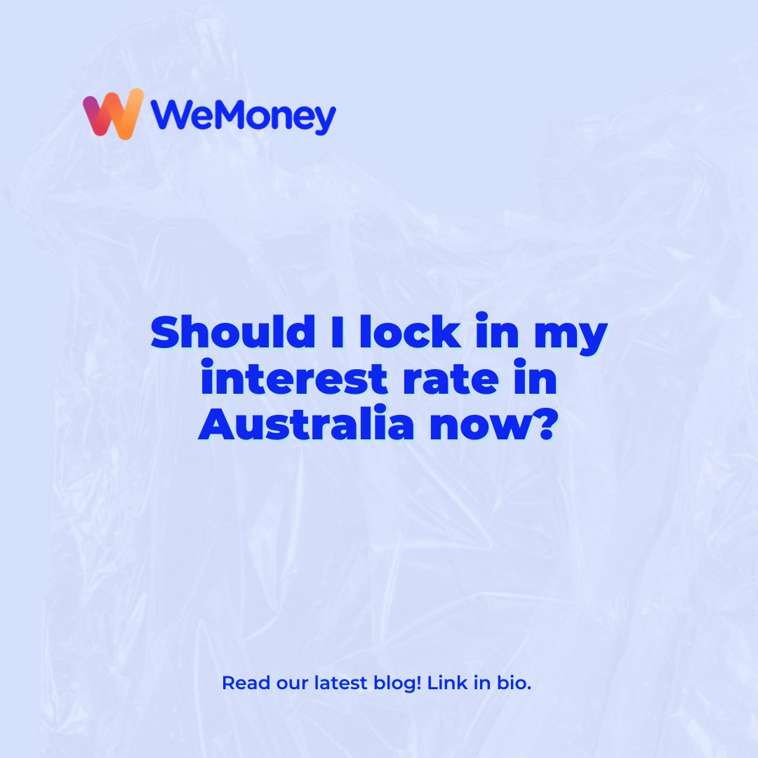 If you're thinking about buying a new home or refinancing your current one, you may be wondering if you should lock in your interest rates now. 👀 READ MORE: wemoney.com.au/blog/should-i-…

#youngandambitious #homeownership #financialdecisions #interestrates #blogpost #mortgage