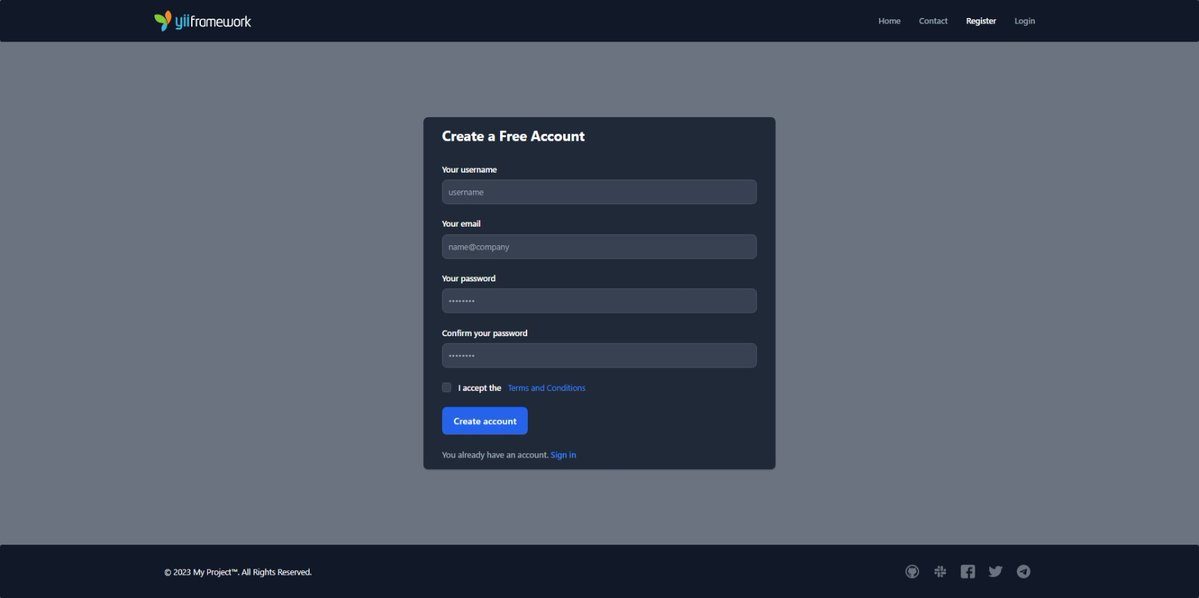 Terabytesoftw's tweet image. Demonstration in Yii3 with Flowbite (TailwindCss), FilePond,  and User Module (yiisoft/db, yiisoft/active-record).

Repository:
github.com/yii-tools/demo

#php #yii #yii3 #yiisoftDB #yiisoftActiveRecord #tailwindcss #flowbite #yiitools

yiiframework.com