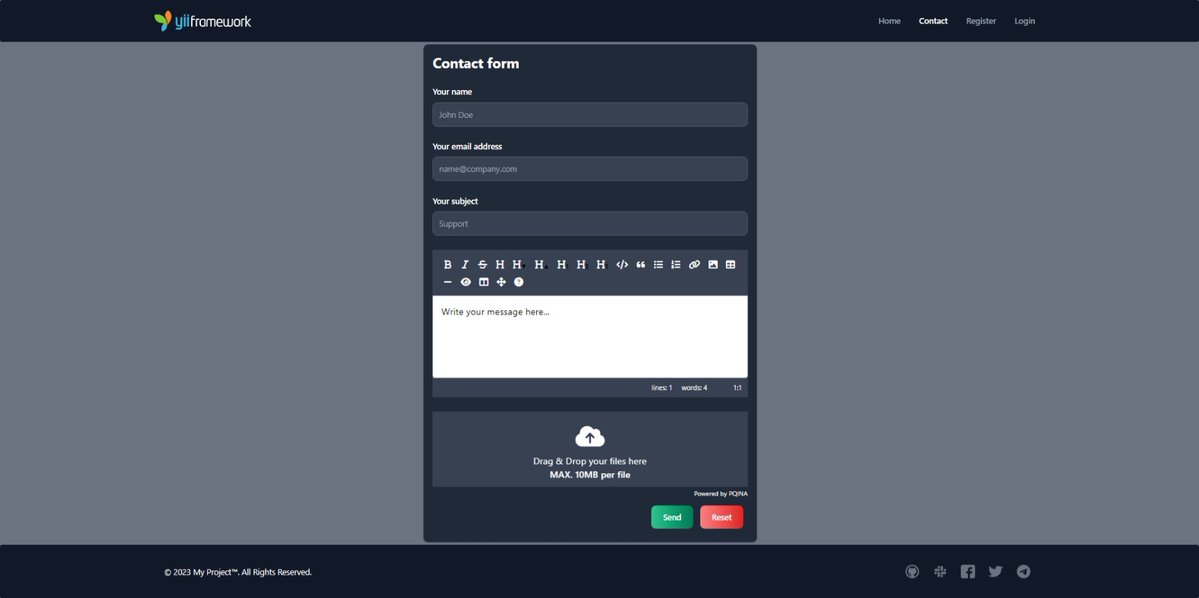 Terabytesoftw's tweet image. Demonstration in Yii3 with Flowbite (TailwindCss), FilePond,  and User Module (yiisoft/db, yiisoft/active-record).

Repository:
github.com/yii-tools/demo

#php #yii #yii3 #yiisoftDB #yiisoftActiveRecord #tailwindcss #flowbite #yiitools

yiiframework.com
