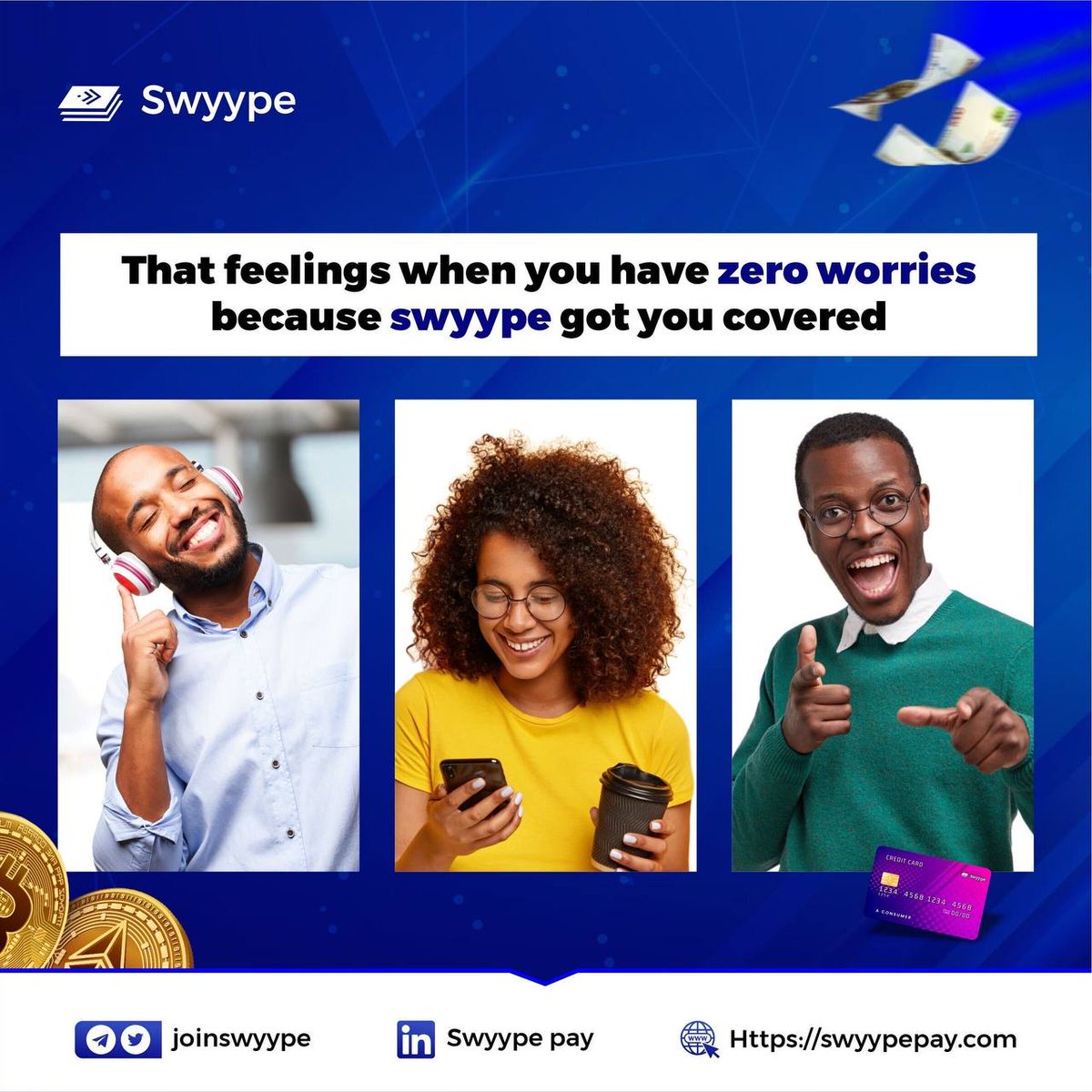 TheOthertobi's tweet image. Embrace the easier way to convert your crypto to fiat. 
@joinswyype today to experience the fastest swap of crypto to fiat. 

#swyypepay #fintech