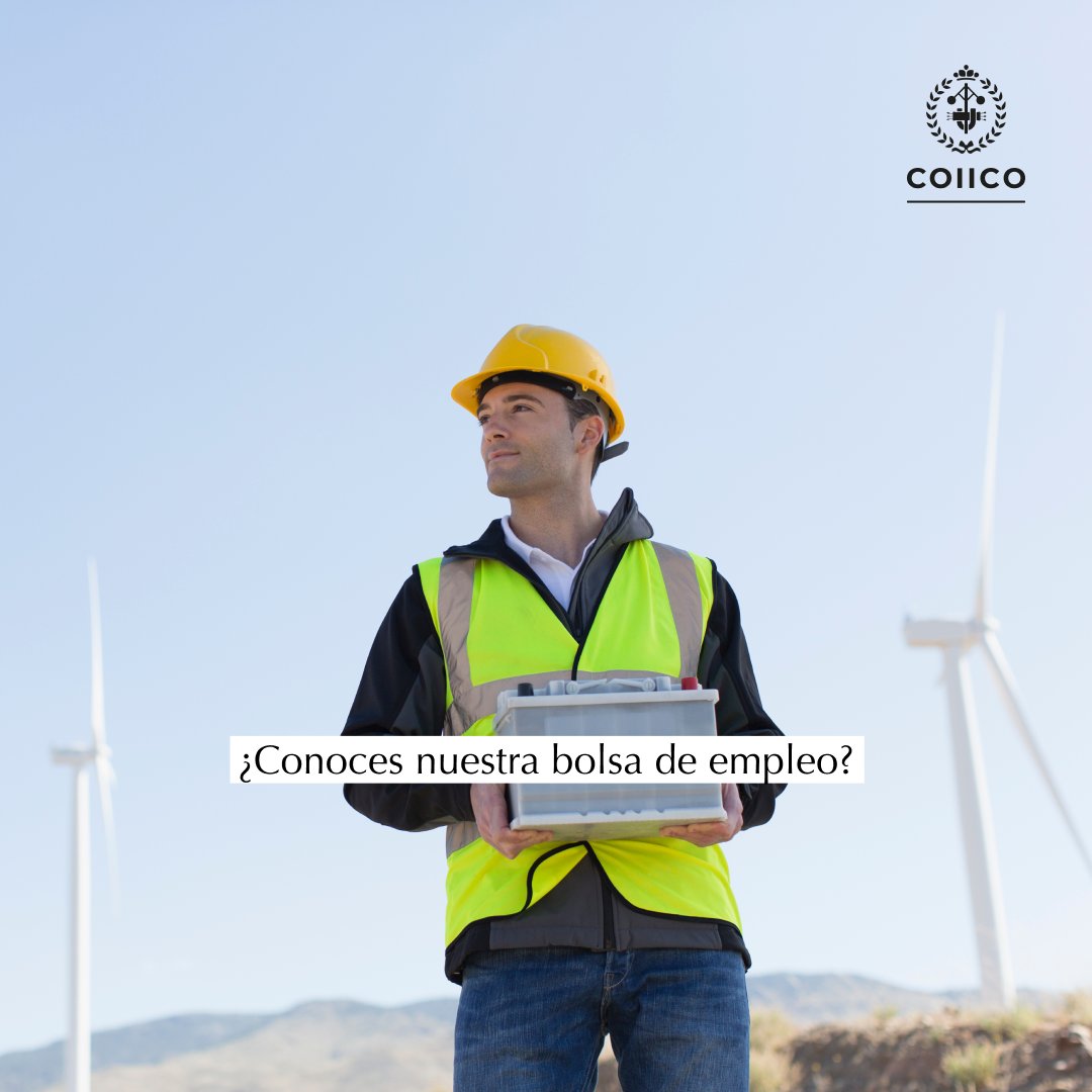 COIICO (@coiico_) on Twitter photo ¿Eres colegiado y aún no estás dado de alta en nuestra bolsa de empleo? Si esto te interesa puedes hacerlo de forma rápida y sencilla cumplimentando el formulario de nuestra página web.
Más información 👉🏻 bit.ly/AltaBolsa-COII… ¿Eres colegiado y aún no estás dado de alta en nuestra bolsa de empleo? Si esto te interesa puedes hacerlo de forma rápida y sencilla cumplimentando el formulario de nuestra página web.
Más información 👉🏻 bit.ly/AltaBolsa-COII…