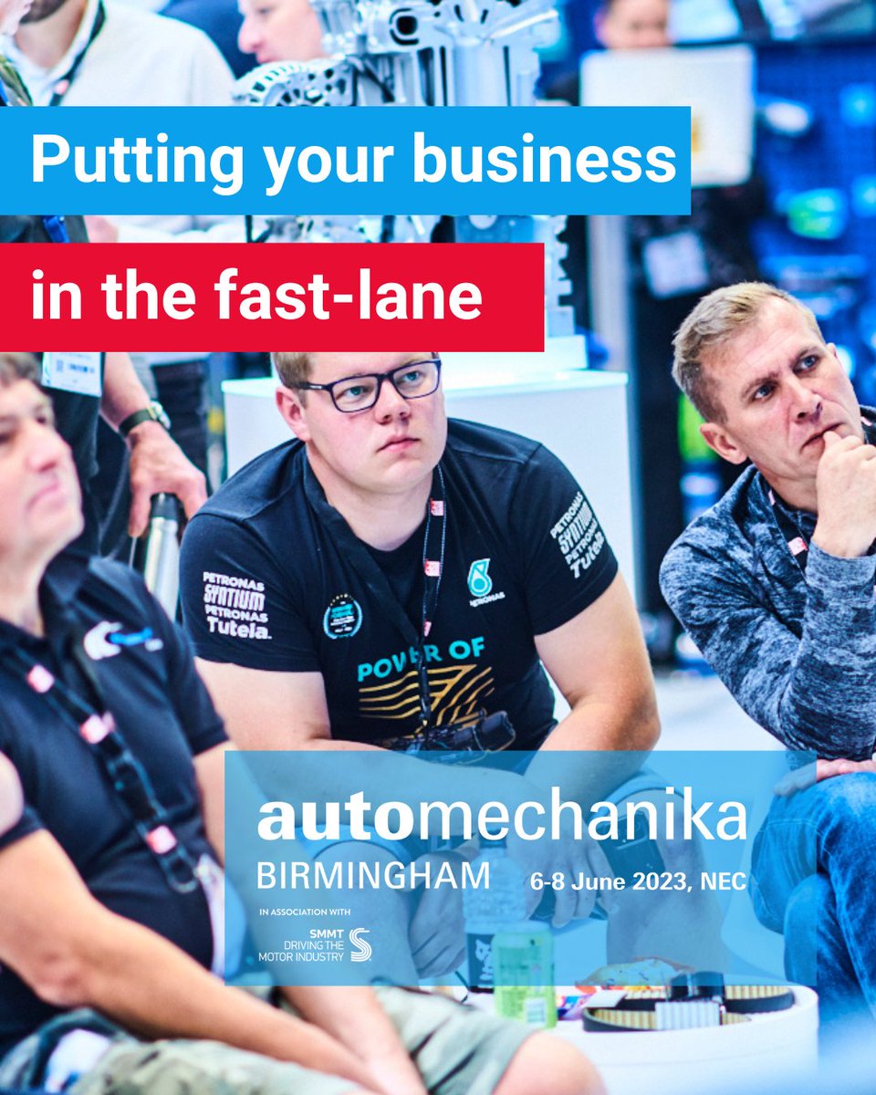 Put your business in the fast lane by networking with 12,000 of your automotive peers at Automechanika Birmingham.

It’ll be a reunion like no other.

Don’t miss it, register here: tinyurl.com/52t2w26d

#automechanika #automechanikauk #automotive #automotiveindustry