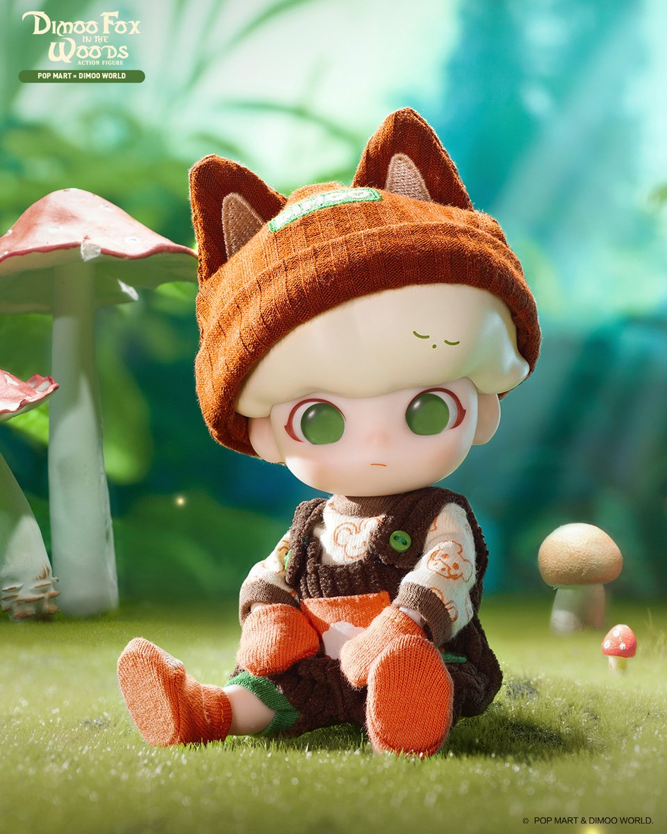 🆕🦊🆕DIMOO Fox in the Woods アクションフィギュア🆕🌳🆕 森の中で