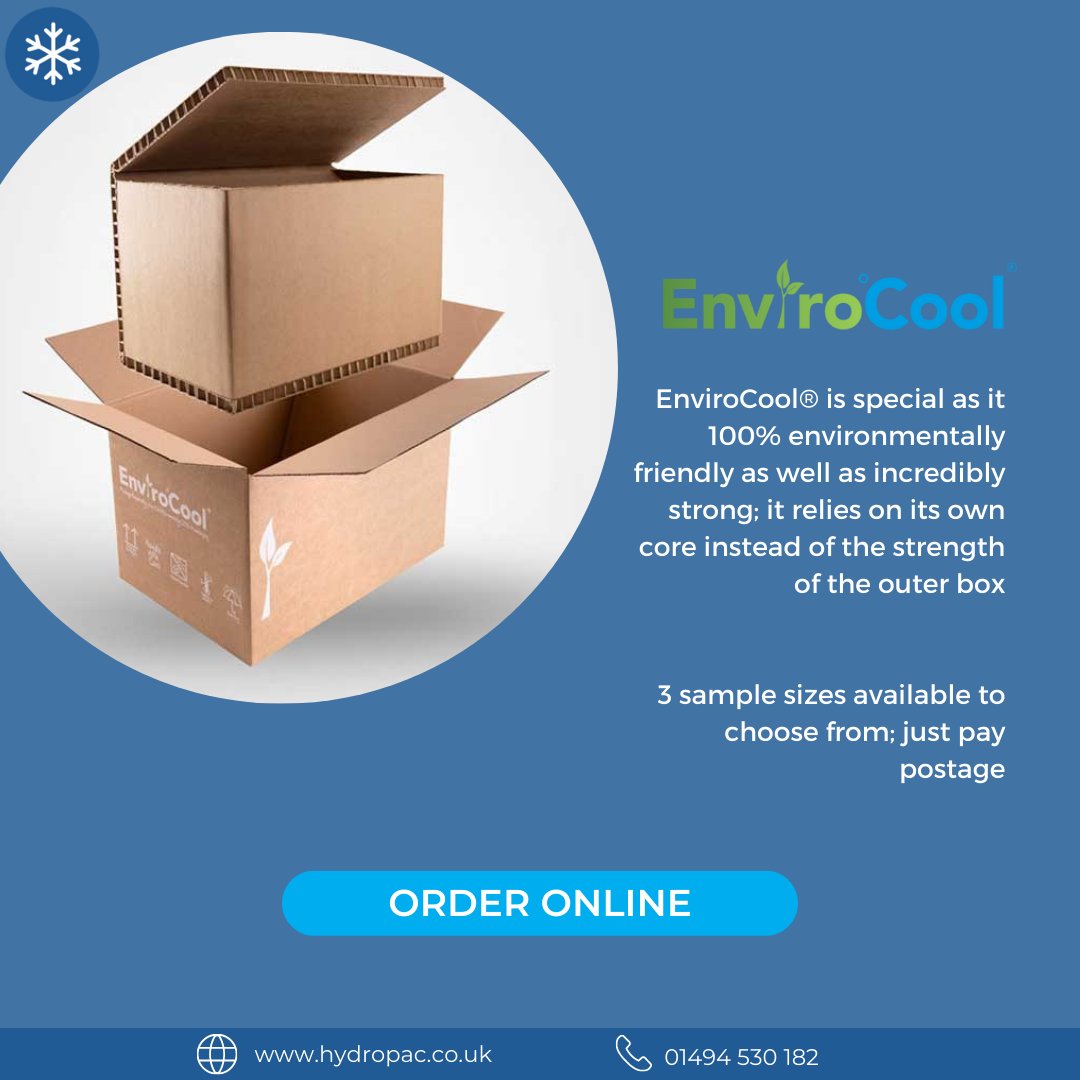 Product Spotlight on our #EnviroCool chilled food packaging system - 100% environmentally friendly as well as incredibly strong. 

Order your free sample and try it for yourself - bit.ly/3QxM7Xu 

#environment #ecofriendly