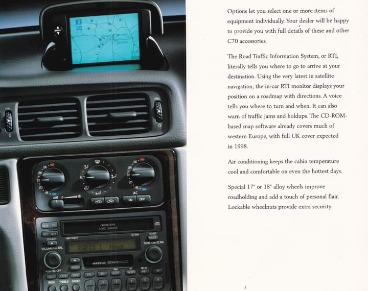 Car Brochure Addict on Twitter "The C70 naturally had all Volvo's