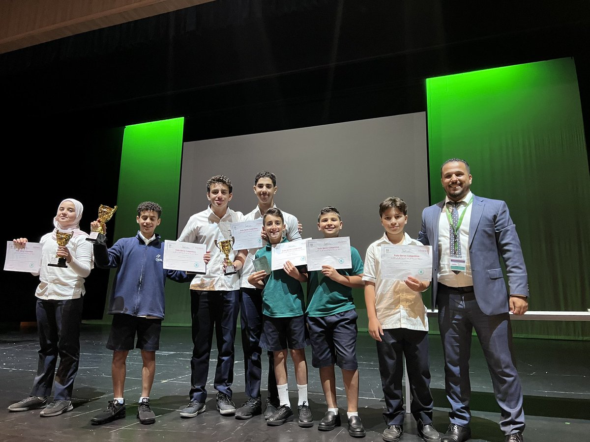 abdofarahat29's tweet image. Proud to announce that 3 students from @GreenfieldIntS  won first places of grades 6,8 and 10 in a Quran competition at @RISabudhabi Congratulations to all the winners and their families. 
We are honored to have such talented students at our school.
#BehappybeGIS #ProudlyTaaleem