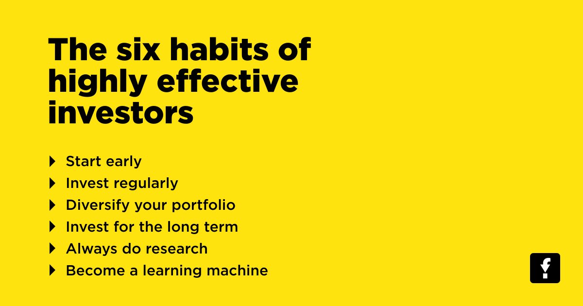 Fundlater1's tweet photo. To be successful in investing, it's important to have in your toolkit a good set of investing habits. Here are six must-have habits that will make you a better investor.

https://t.co/znr9mTNMS9 https://t.co/ZLFbJV2u2d