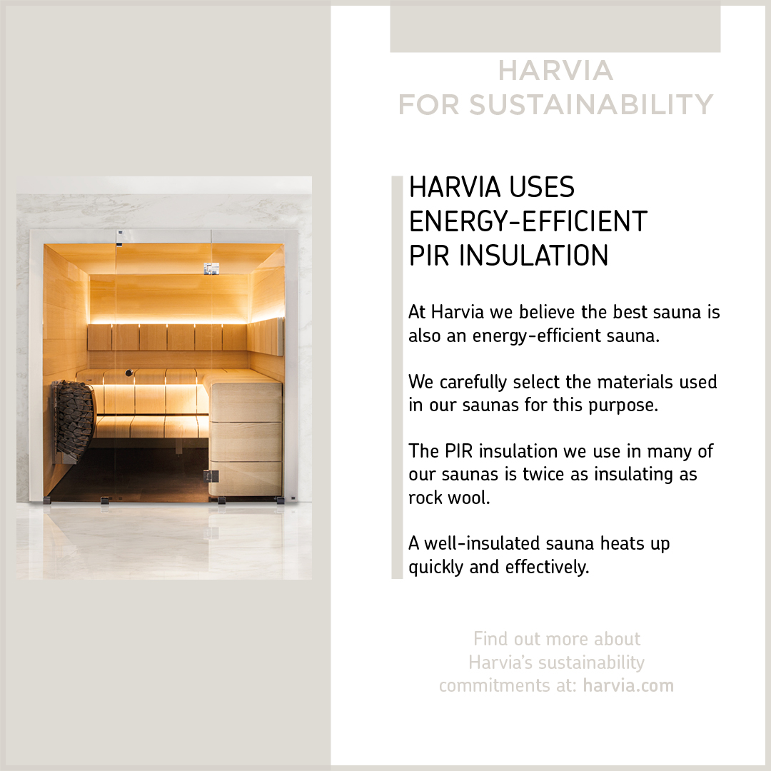 The best sauna is also an energy-efficient sauna.

A well-insulated sauna heats up quickly and efficiently 👍

Find out more about our PIR insulation here 👉 fal.cn/3xoBM

#sustainability #sustainable #sauna #harviasauna #harvia