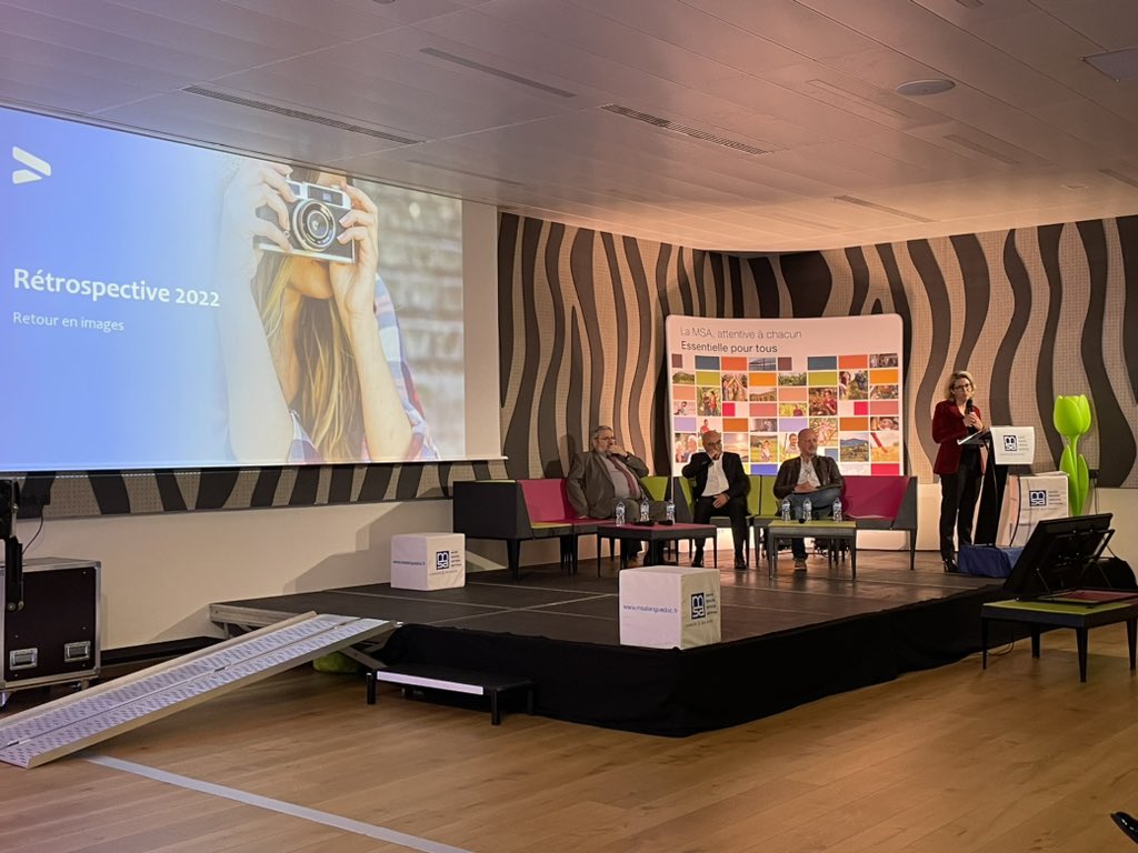 msa_languedoc's tweet photo. [AG 2023 #MSALanguedoc]

📑Présentation du rapport d’activité de l’année 2022 par Marie-Agnès Garcia, Directrice Générale de la MSA du Languedoc. https://t.co/KLqkgrvV49