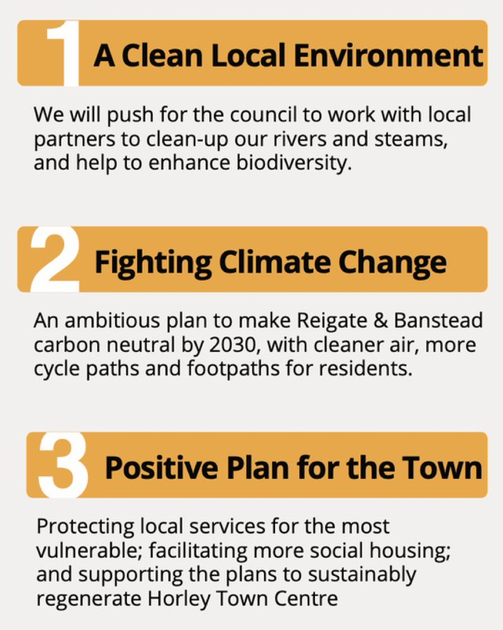 HorleyLibDems's tweet photo. & here's our plan offering a positive future for #Horley #Salfords & #Sidlow
#VoteLibDem #LocalElections2023 https://t.co/UrdB7v4dTm