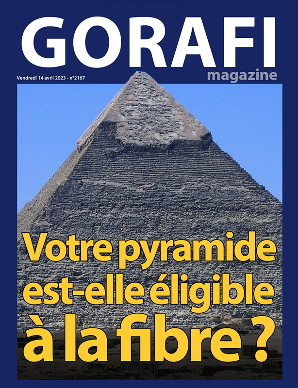 Gorafi Magazine : Votre pyramide est-elle éligible à la fibre ? - legorafi.fr/2023/04/14/gor…