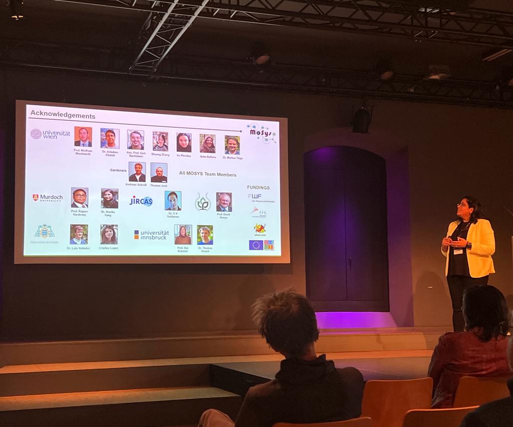 Happening Now!! <a href="/palak3129/">Palak Chaturvedi</a> from <a href="/univienna/">Universität Wien</a> talking about Crops in a changing Climate Environment - a Multiomics perspective at #ATSPB2023 #Hall in Tirol <a href="/uniinnsbruck/">@uniinnsbruck@social.uibk.ac.at</a> <a href="/WeckwerthWolf/">Univ.-Prof. Dr. Wolfram Weckwerth</a> <a href="/rajvarshney/">Rajeev Varshney FRS</a> <a href="/DavidHonys/">David Honys</a> <a href="/GunturSubbarao/">guntur subbarao</a> <a href="/lvalledor/">Luis Valledor</a> <a href="/GargVanika/">Vanika Garg</a>
Great presentation👏