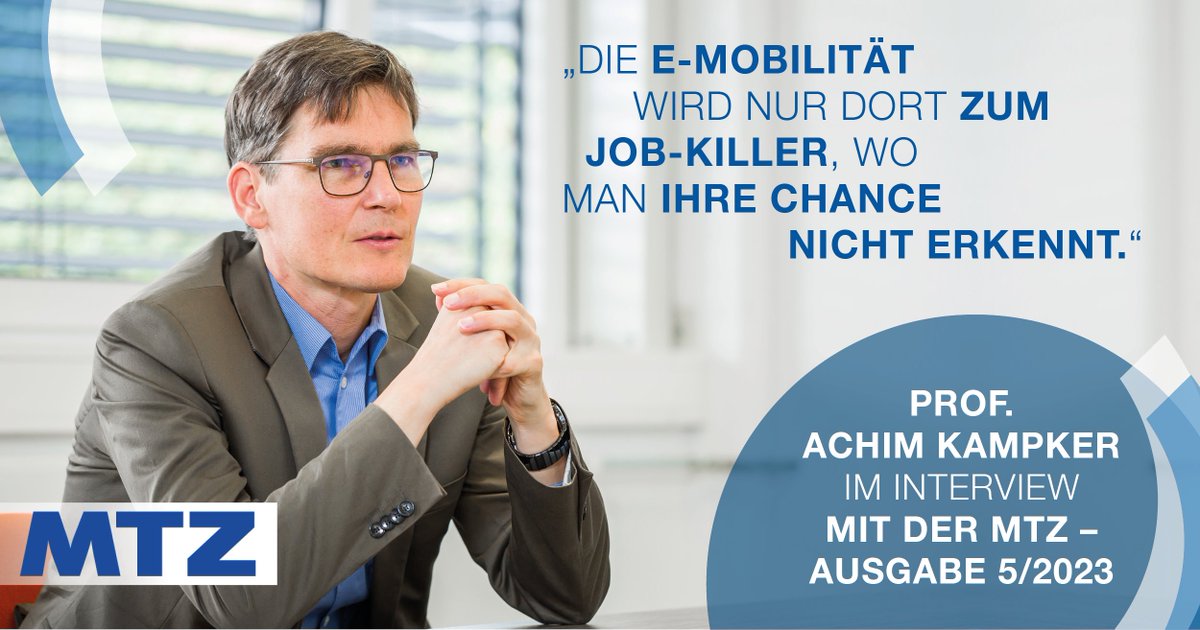 PEM-Leiter Professor <a href="/AKampker/">Achim Kampker</a> im Interview mit Springer Fachmedien ATZ/MTZ.
Zur aktuellen Ausgabe: buff.ly/417Ezk1
#eMobilität #eMobility #Verkehrswende #rwth_pem