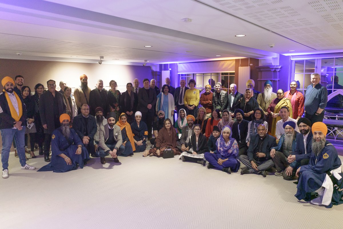 Lovely to be invited by <a href="/SukhbirJSingh/">Sukhbir Singh</a> of the Manchester Sikh Foundation (<a href="/feedmycity_mcr/">Feed My City MCR</a>) to Manchester Museum last week to hear faith &amp; political leaders sharing common values around #humanity &amp; #equality. Wishing a happy #Vaisakhi to the #Sikh community from across the region!