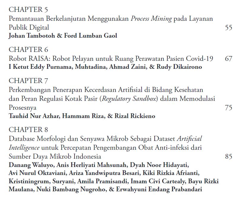 MikaelDewabrata's tweet photo. Ada ebook Bahasa Indonesia GRATIS mengenai contoh kasus penggunaan AI di Indonesia, meliputi riset, kesehatan, manajemen pangan, dst. Lumayan buat yang mau tau sektor mana di Indonesia yang sudah di-support AI.

Penerbit BRIN

Silahkan baca di sini: https://t.co/seZ4Lb1lSu https://t.co/ueyXlR9ib0