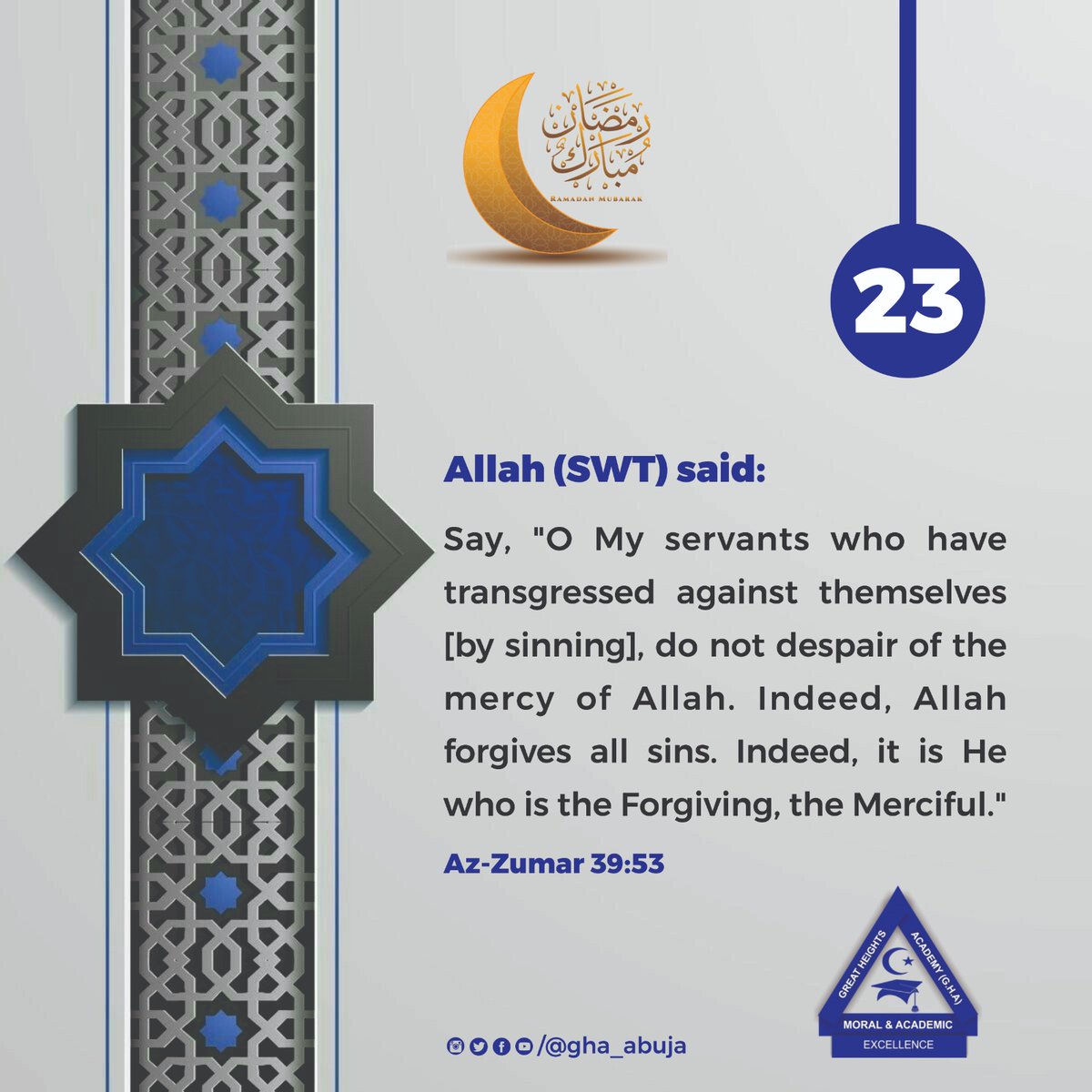 gha_abuja's tweet photo. Ramadan Day 23... https://t.co/nMdODBmvBU