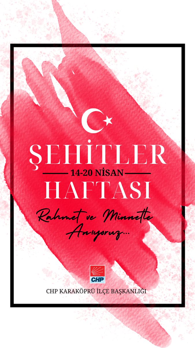 CKarakopru's tweet photo. İstiklalimiz, istikbalimiz, birliğimiz ve beraberliğimiz için canlarını feda eden aziz şehitlerimizi minnet ve rahmetle anıyoruz.

#sehitlerhaftası🇹🇷🇹🇷 https://t.co/Y0gP7CD7sN