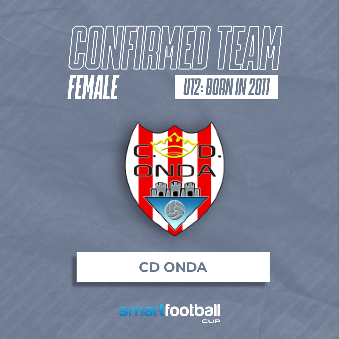 📣CONFIRMED TEAM📣
CD ONDA confirms its attendance in the U12 Female Category⚽
-
📣EQUIPO CONFIRMADO📣
El CD ONDA confirma su asistencia en la Categoría femenina SUB12⚽