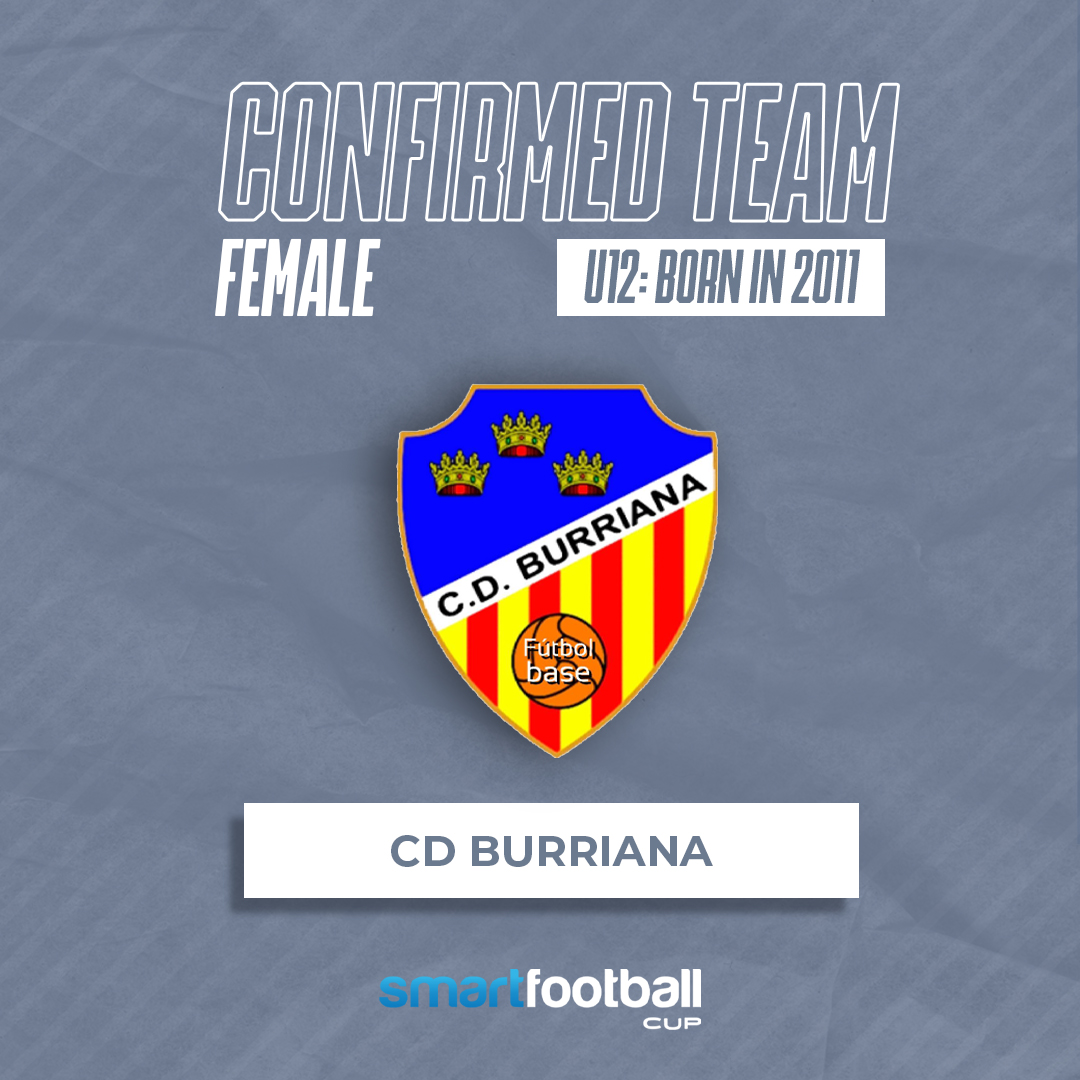 📣CONFIRMED TEAM📣
CD BURRIANA confirms its attendance in the U12 Female Category⚽
-
📣EQUIPO CONFIRMADO📣
El CD BURRIANA confirma su asistencia en la Categoría femenina SUB12⚽