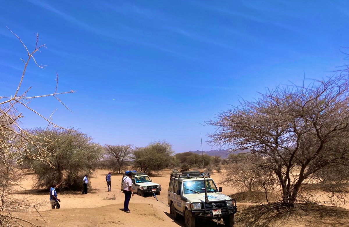 Travel challenges on our way to Kebkabiya 😊 

But we powered through &amp; had in-depth discussions with communities on protection concerns, needs &amp; their future

Thanks to them &amp; local authorities for supporting such consultations which inform our programs

#community #engagement