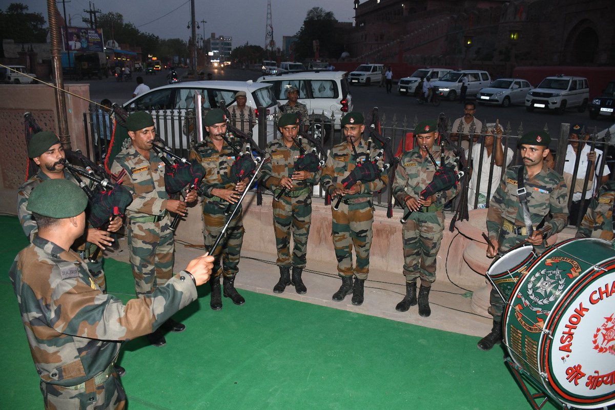 PcrBikaner's tweet image. पुलिस स्थापना दिवस के उपलक्ष्य में दिनांक 13-4-23 को बैंड वादन कार्यक्रम।