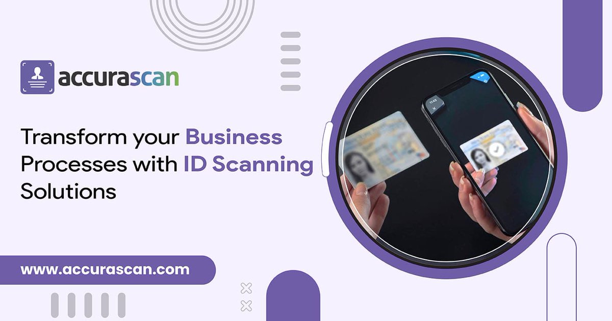 RT @AccuraScan: Transform your Business Processes with ID Scanning Solutions

bit.ly/3oaZwMq

#accurascan #idscan #ekyc #regtech #identityverification #dataprivacy #businesssolutions #aml #fraudprevention #customerloyalty #digitaltransformation…